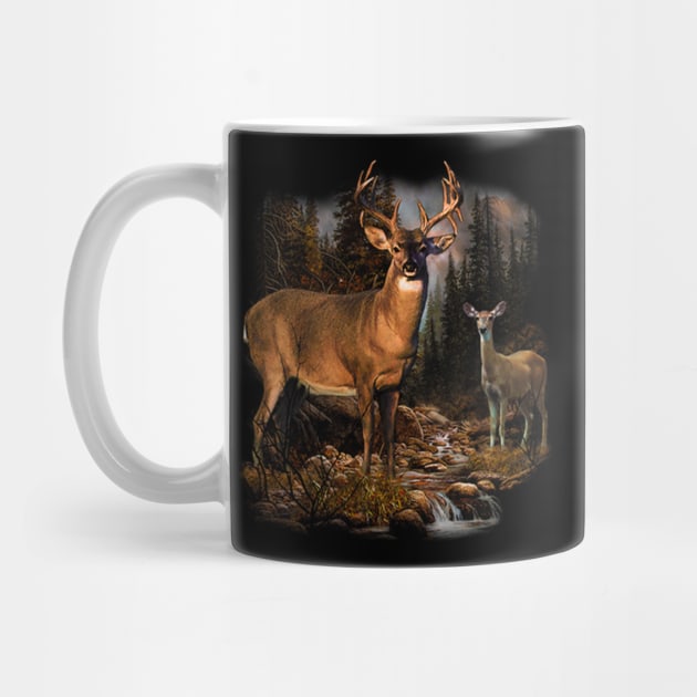 White Tail Deer by KA Creative Design